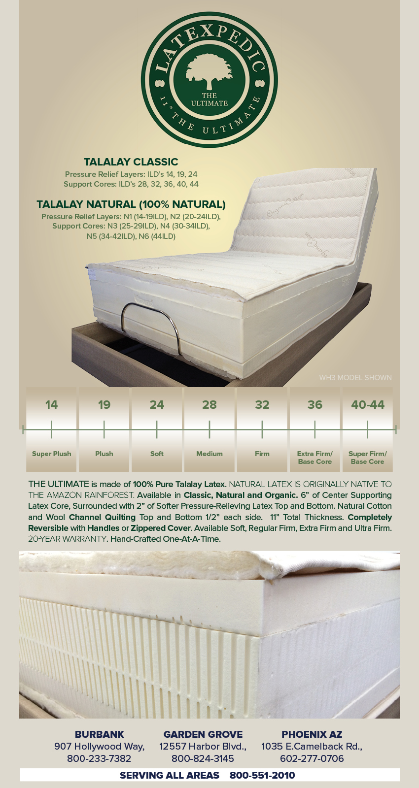 natural adjustable bed electric mattress Houston TX Organic Beds